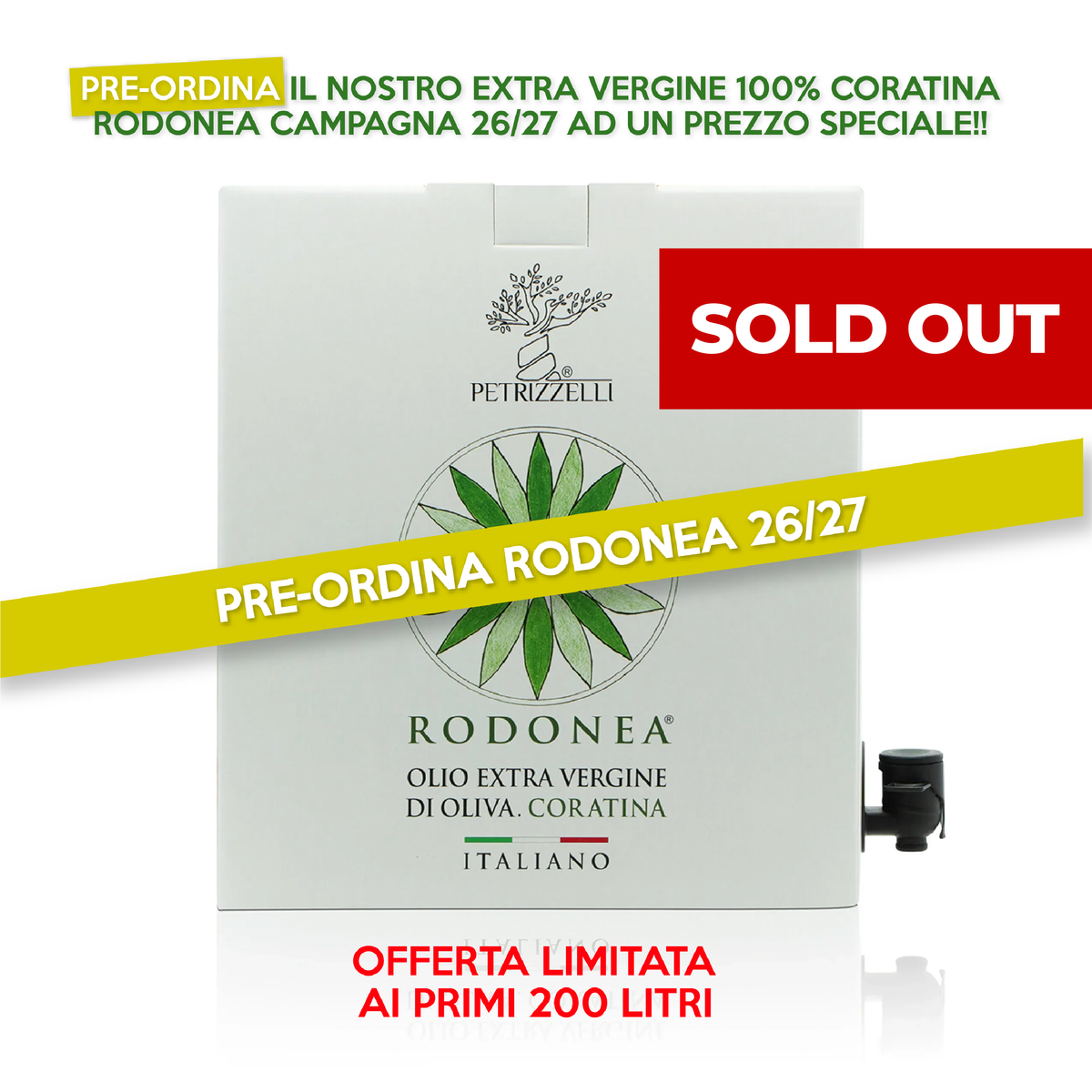Rodonea - Bag in Box 5 L - Olio Nuovo 26/27